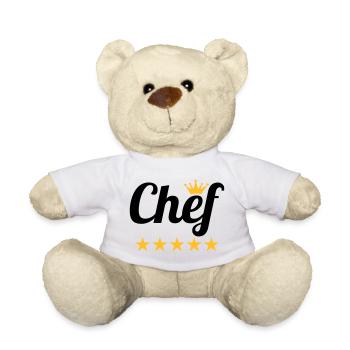 Chef - Teddy Bear - white - Front