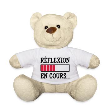 Réflexion en cours... - Nounours - blanc - Devant