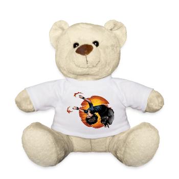 Backflip Anime Manga Figure - Teddy Bear - white - Front
