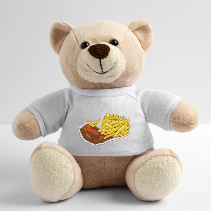 Currywurst mit Pommes Teddy