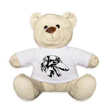 Barsoi Kopf - Teddy - Weiß - Vorne