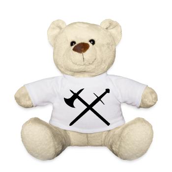 Schwert und Axt - Teddy - Weiß - Vorne