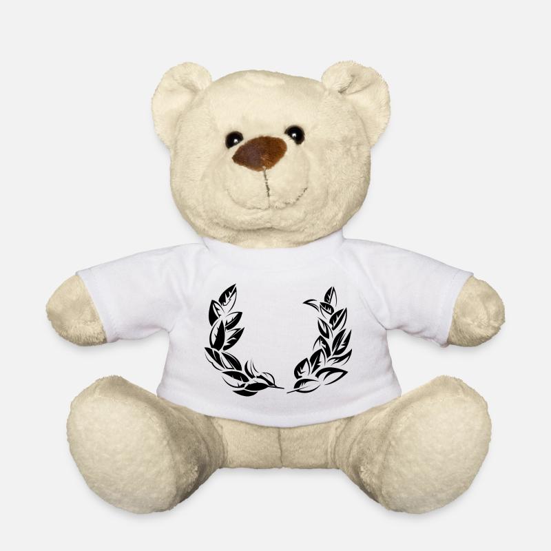 bay laurel lorbeer kranz symbol Symbole - Teddy - Weiß