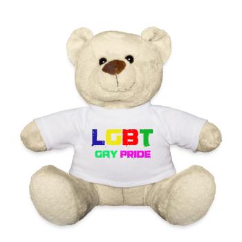 LGBT - Teddy - Weiß - Vorne