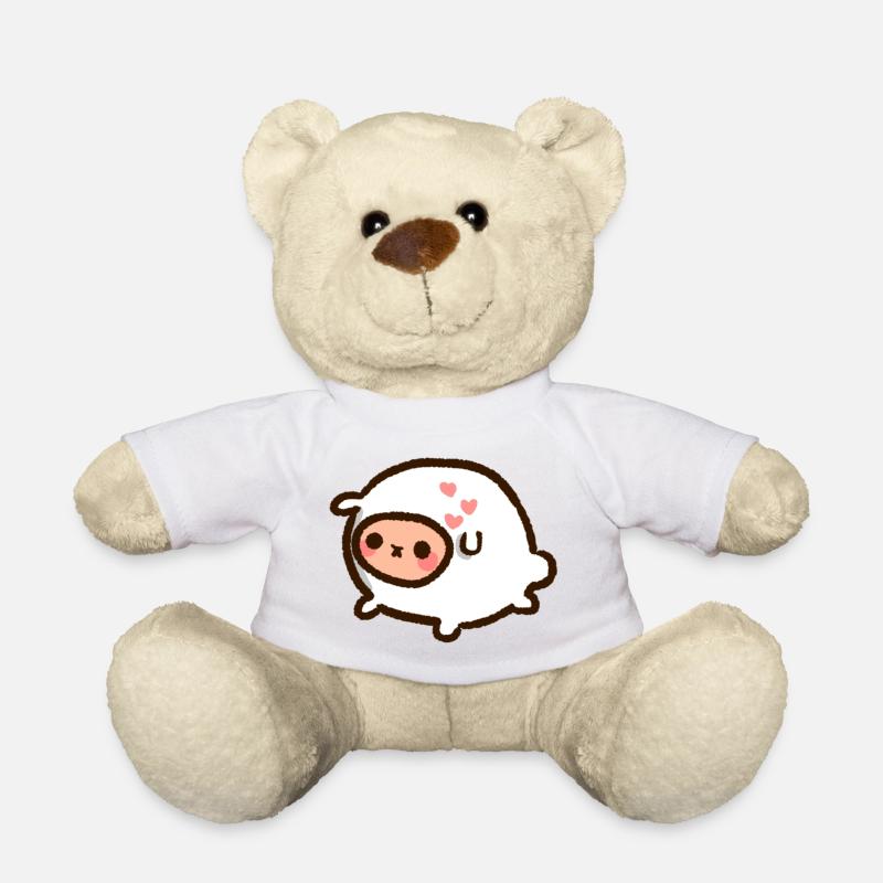 beau mouton - Nounours - blanc