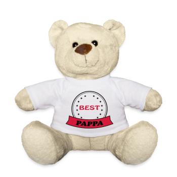 BEST PAPPA - Nounours - blanc - Devant