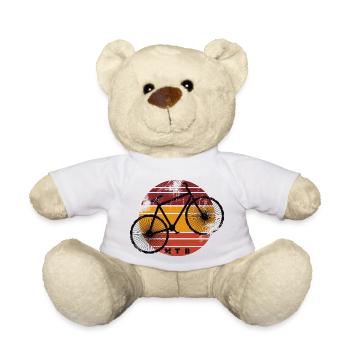 Mountainbike MTB Bike Vintage Kreis Schwarz - Teddy - Weiß - Vorne