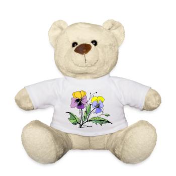 Blumen - Teddy - Weiß - Vorne