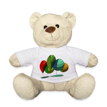 Des arbres - Nounours - blanc - Devant