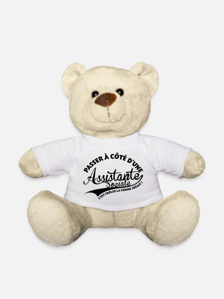 Assistante Sociale Femme Idéale - Nounours - blanc