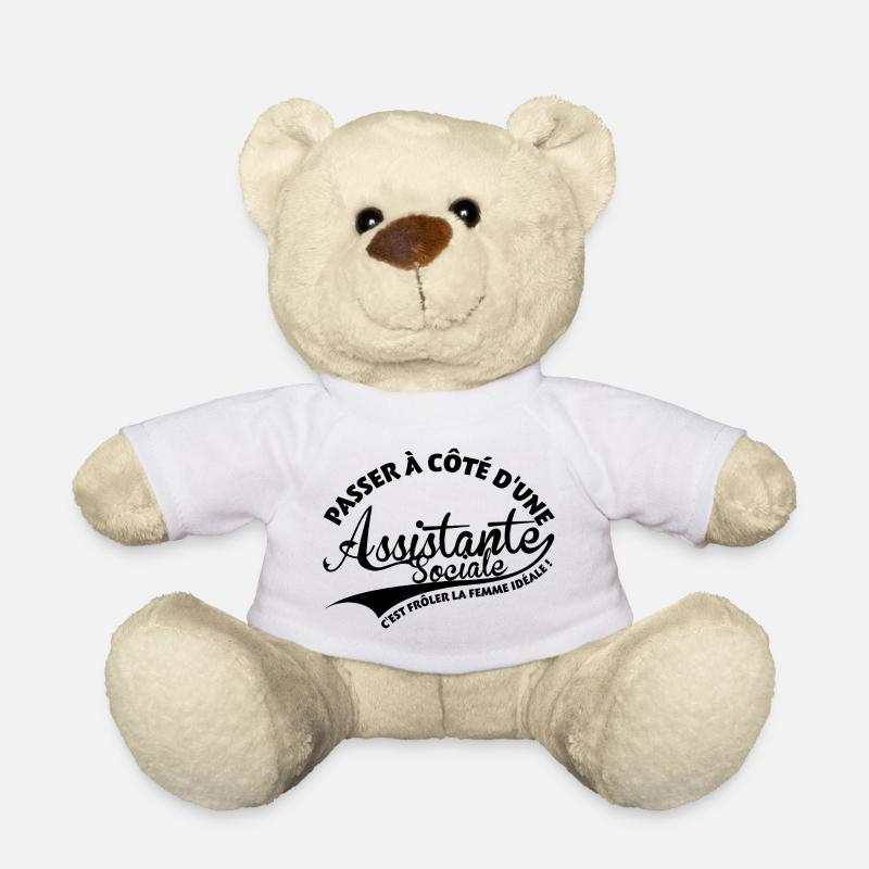Assistante Sociale Femme Idéale - Nounours - blanc