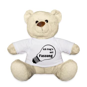 ich trage es mit Fassung lockere Einstellung - Teddy - Weiß - Vorne