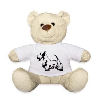 Scottish Terrier - Teddy - Weiß - Vorne