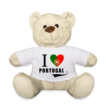 I LOVE PORTUGAL - Teddy Bear - white - Front