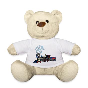 Locomotive - Nounours - blanc - Devant