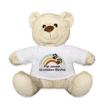 Pour toujours dans mon cœur - Nounours - blanc - Devant