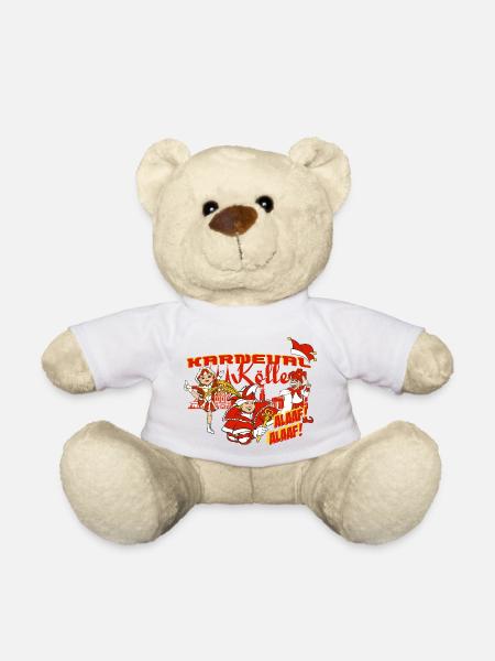 Karneval in Kölle - Kölle alaaf Kölle alaaf - Teddy - Weiß