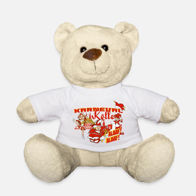 Karneval in Kölle - Kölle alaaf Kölle alaaf - Teddy - Weiß