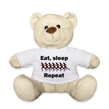 Runners and joggers - Teddy Bear - white - Front