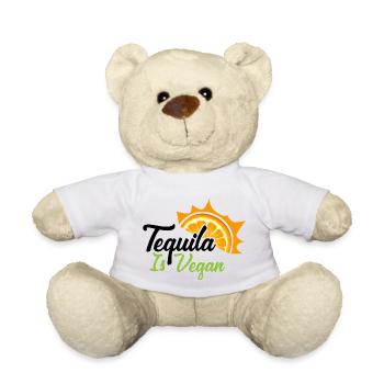 Tequila is VEGAN - Teddy - Weiß - Vorne