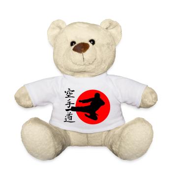 Karaté Yokotobigeri - Nounours - blanc - Devant