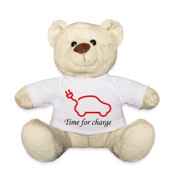 Electric Car E-mobility Hybrid - Teddy - Weiß - Vorne