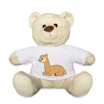 Alpaca - Teddy Bear - white - Front