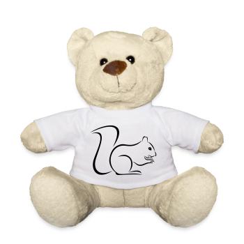 Eichhörnchen - Teddy - Weiß - Vorne