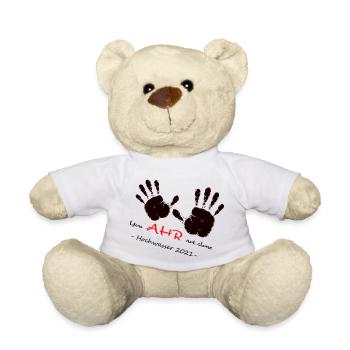 We AHR together | Ahrtal Hochwasser SolidAHRität - Teddy - Weiß - Vorne