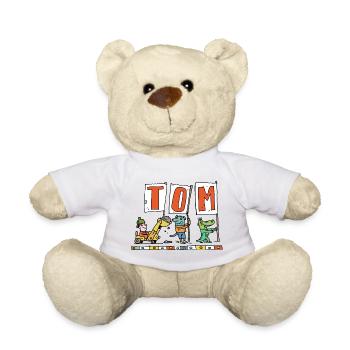 TOM hat Geburtstag - Teddy - Weiß - Vorne