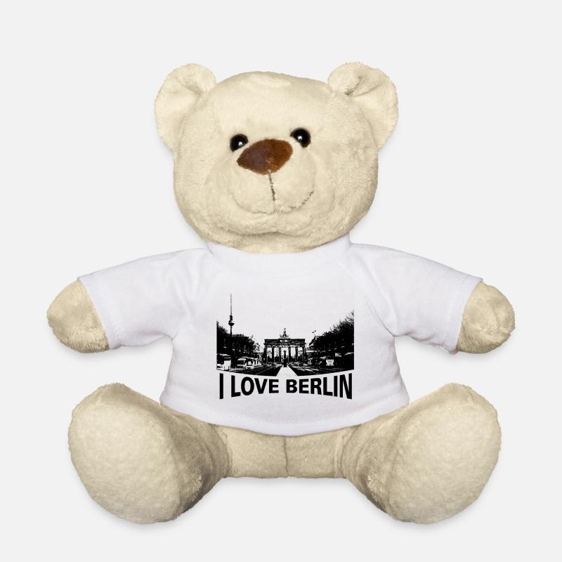 I love Berlin mit BilD - Teddy - Weiß