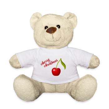 cherry christmas - Teddy - Weiß - Vorne