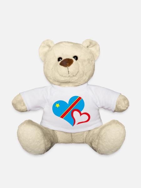 Congo, J'aime le Congo - Nounours - blanc