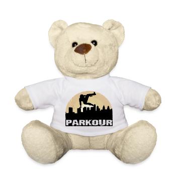Parkour - Teddy Bear - white - Front