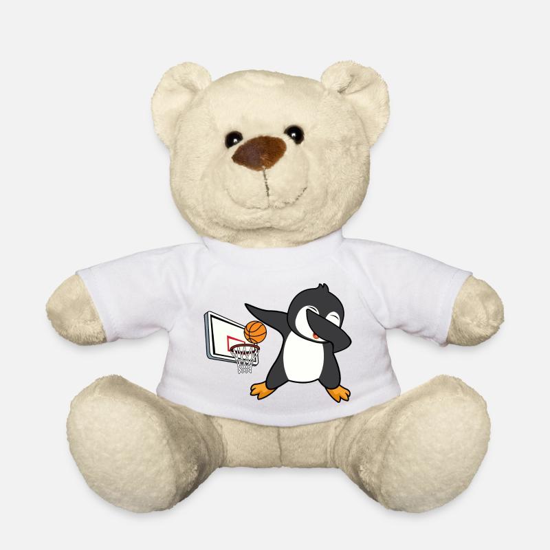 dab dabbing pinguin basketball cool begeisterter - Teddy - Weiß