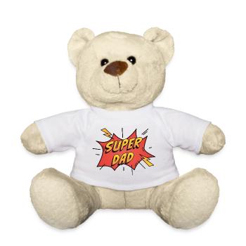 Super Dad - Teddy Bear - white - Front