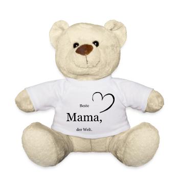 Beste Mama der Welt - Teddy - Weiß - Vorne