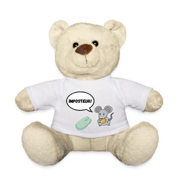 souris - Nounours - blanc - Devant