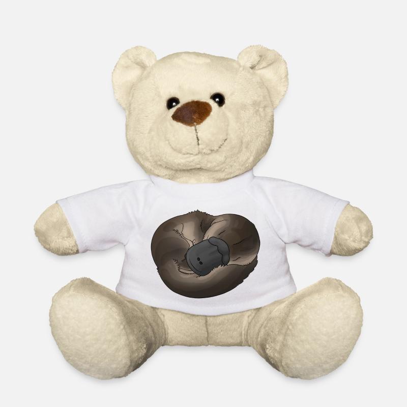 Platypus - Schnabeltier - Teddy Bear - white
