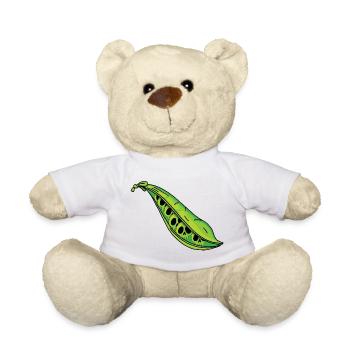 Erbsenschädel - Teddy - Weiß - Vorne