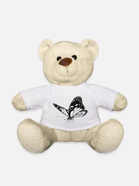 Schmetterling, Falter - Teddy - Weiß