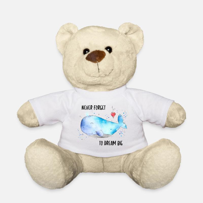 Whale Willy II - Teddy Bear - white