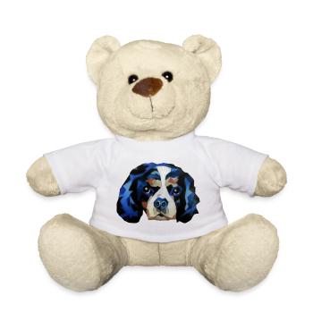 Cavalier King Charles Spaniel - Teddy Bear - white - Front
