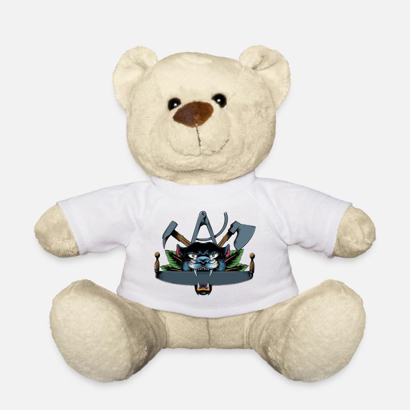 Zimmermann Zunftzeichen - Teddy - Weiß