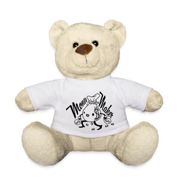 Money Bag Money Maker Dollar - Teddy Bear - white - Front