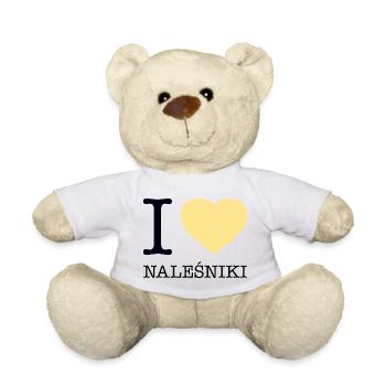 I LOVE NALESNIKI Polen Eierkuchen Crepe - Teddy - Weiß - Vorne