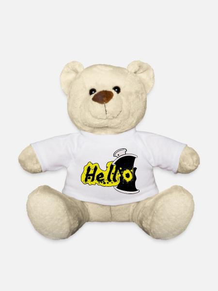 Hallo Spray Effekt - Teddy - Weiß
