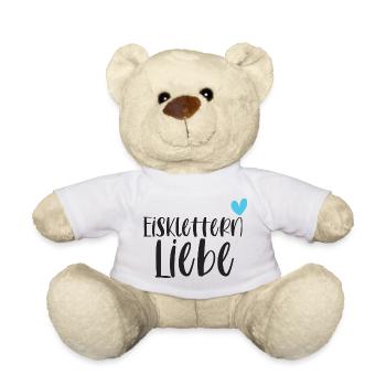 Eisklettern Klettern Wintersport Eis Geschenk - Teddy - Weiß - Vorne
