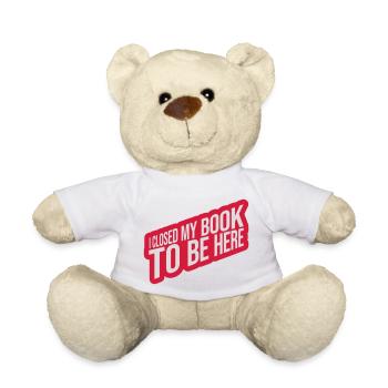 I closed my book - Teddy - Weiß - Vorne