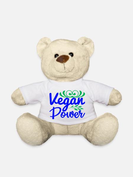 Vegan Power - Teddy - Weiß